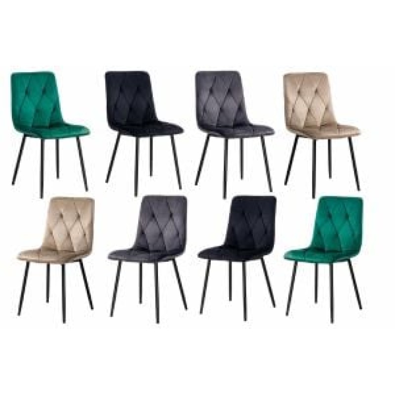 Scaune living catifea BUC 210 diverse culori – confort, stil modern, cadru metalic solid