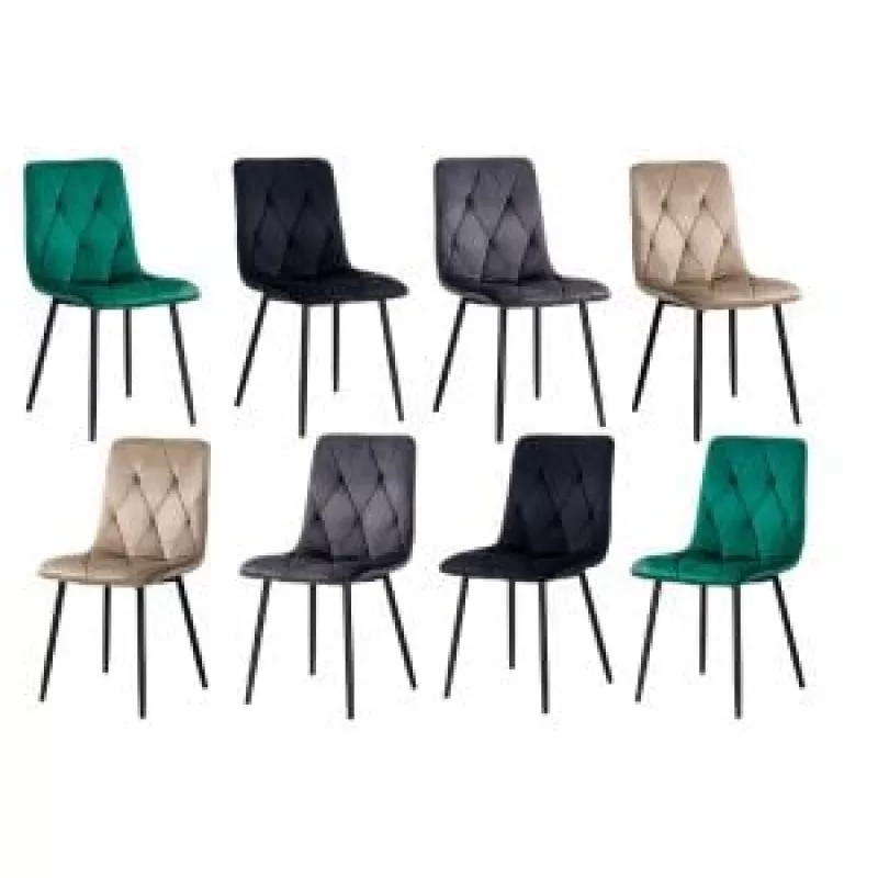 Scaune living catifea BUC 210 diverse culori – confort, stil modern, cadru metalic solid