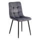 Scaun living catifea BUC 211 Gri – cadru metalic modern
