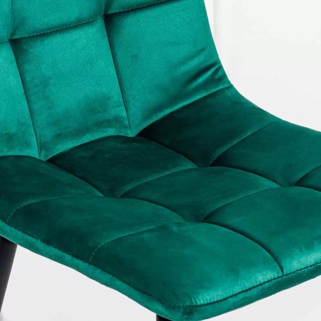 Scaun living catifea BUC 211 Verde – cadru metalic modern