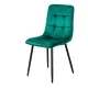 Scaun living catifea BUC 211 Verde – cadru metalic modern