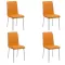 Set 4 scaune bucătărie CS230 Portocaliu