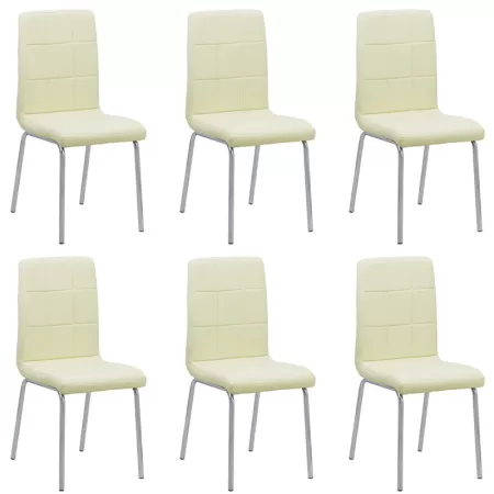 Set 6 scaune bucătărie CS230 Crem