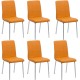 Set 6 scaune bucatarie CS230-portocaliu
