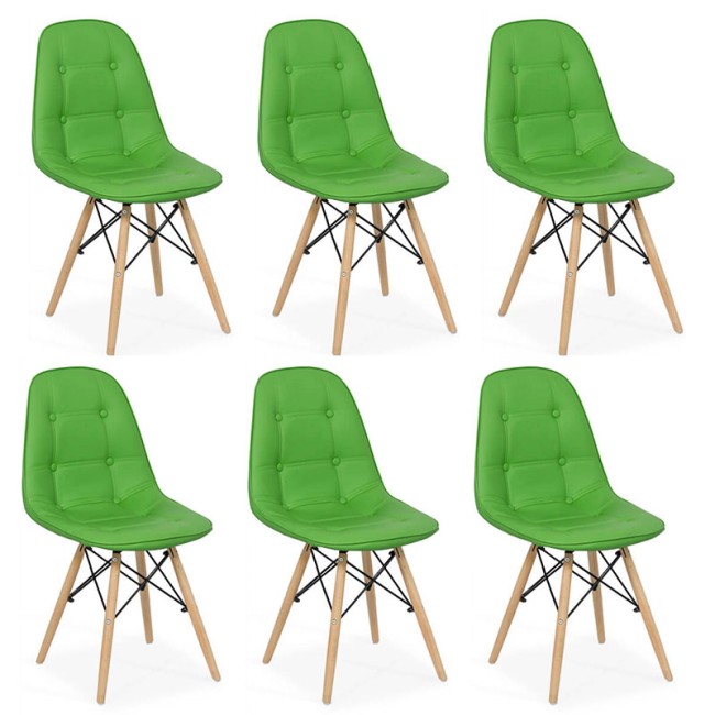 Set 6 scaune living-bucătărie în 6 culori