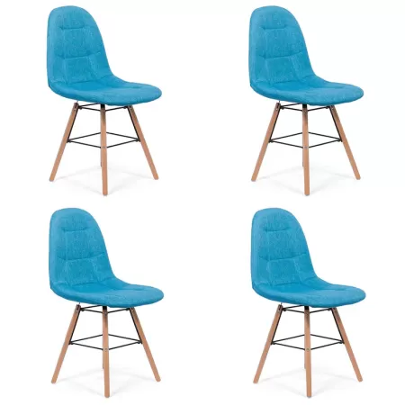 Set 4 scaune de bucătărie și dining în 6 culori