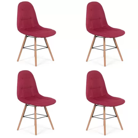 Set 4 scaune de bucătărie și dining în 6 culori