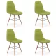 Set 4 scaune de bucătărie și dining în 6 culori