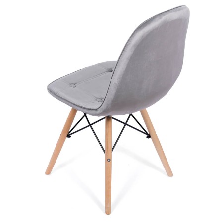 Scaune bucătărie, living din catifea BUC 232V gri Scaune bucătărie, living din catifea BUC 232V gri