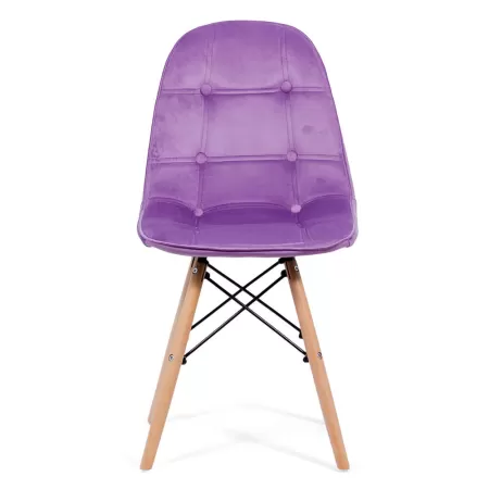 Scaun bucatarie-living din catifea BUC 232V-mov