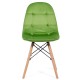 Scaun bucatarie-living din catifea BUC 232V-verde