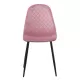 Scaun de bucătărie din catifea BUC 237X-Roz