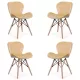 Set 4 scaune de bucătărie și living BUC241V diverse culori