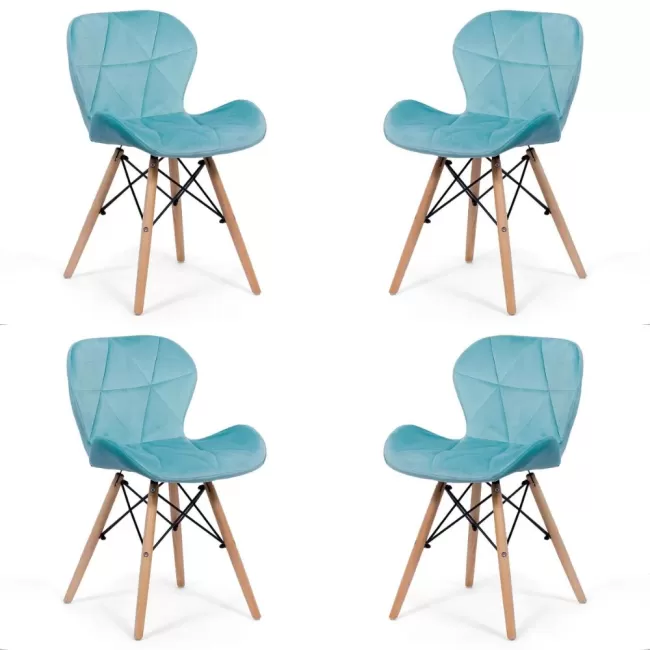Set 4 scaune de bucătărie și living BUC241V diverse culori