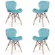 Set 4 scaune de bucătărie și living BUC241V diverse culori