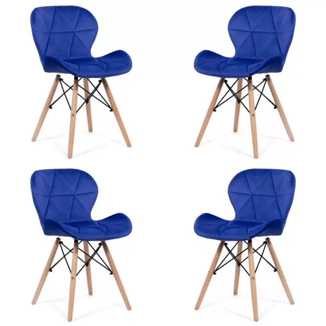 Set 4 scaune de bucătărie și living BUC241V diverse culori