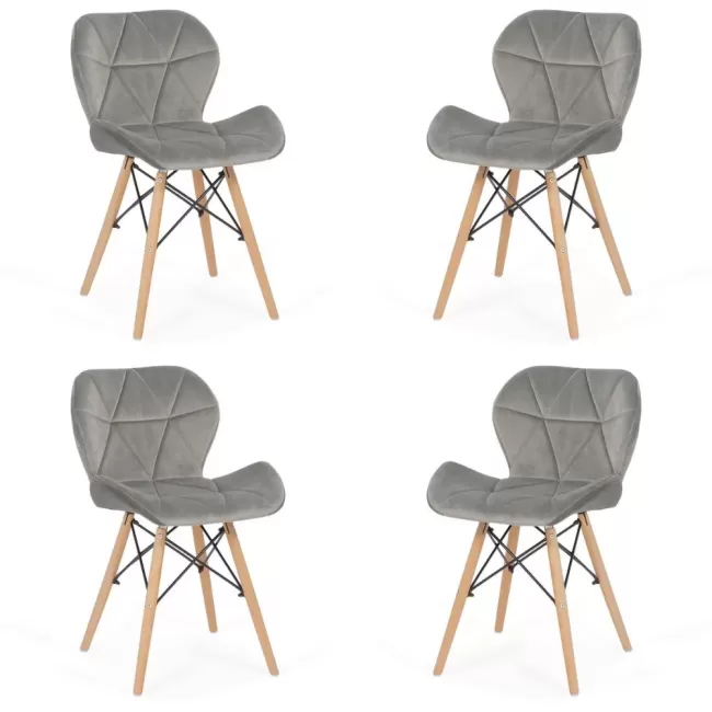 Set 4 scaune de bucătărie și living BUC241V diverse culori