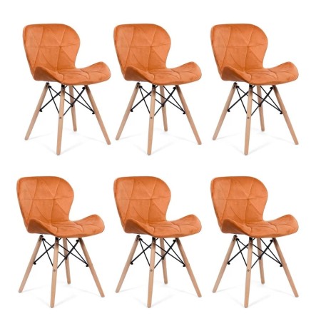 Set 6 scaune de bucătărie și living BUC241V diverse culori Set 6 scaune de bucătărie și living BUC241V diverse culori