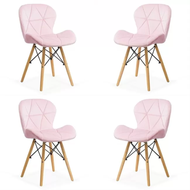 Set 4 scaune de bucătărie și living BUC241V diverse culori