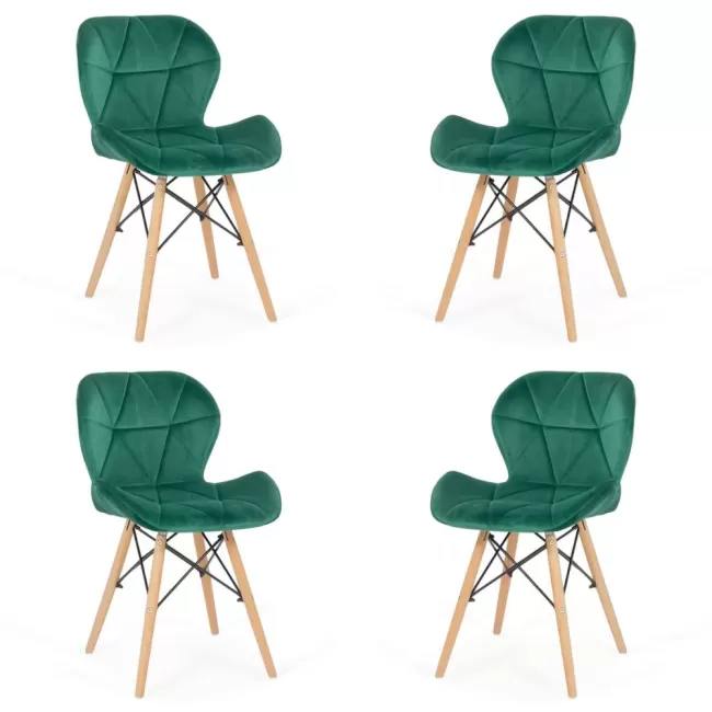 Set 4 scaune de bucătărie și living BUC241V diverse culori