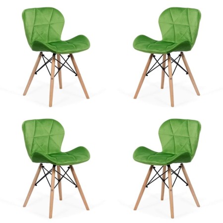 Set 4 scaune de bucătărie și living BUC241V diverse culori Set 4 scaune de bucătărie și living BUC241V diverse culori