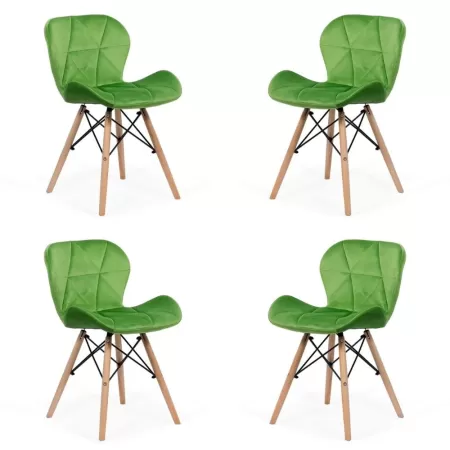 Set 4 scaune de bucătărie și living BUC241V diverse culori