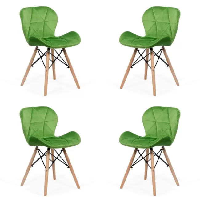 Set 4 scaune de bucătărie și living BUC241V diverse culori