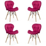 Set 4 scaune de bucătărie și living BUC241V diverse culori