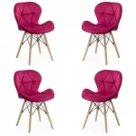 Set 4 scaune de bucătărie și living BUC241V diverse culori