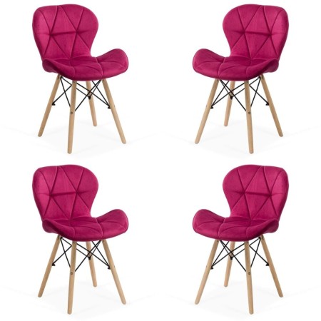 Set 4 scaune de bucătărie și living BUC241V diverse culori