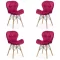 Set 4 scaune de bucătărie și living BUC241V diverse culori
