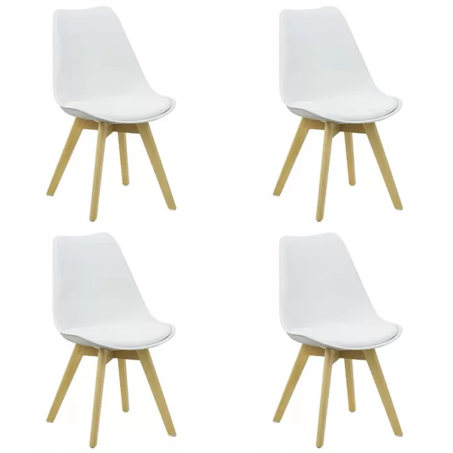 Set 4 scaune de living și bucătărie în stil scandinav-BUC242-4