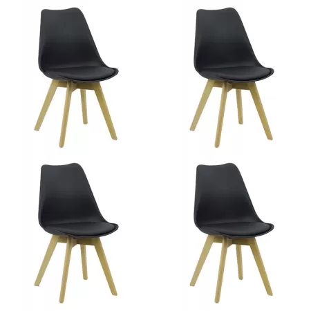 Set 4 scaune de living în stil scandinav