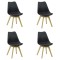 Set 4 scaune de living în stil scandinav