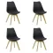 Set 4 scaune de living în stil scandinav
