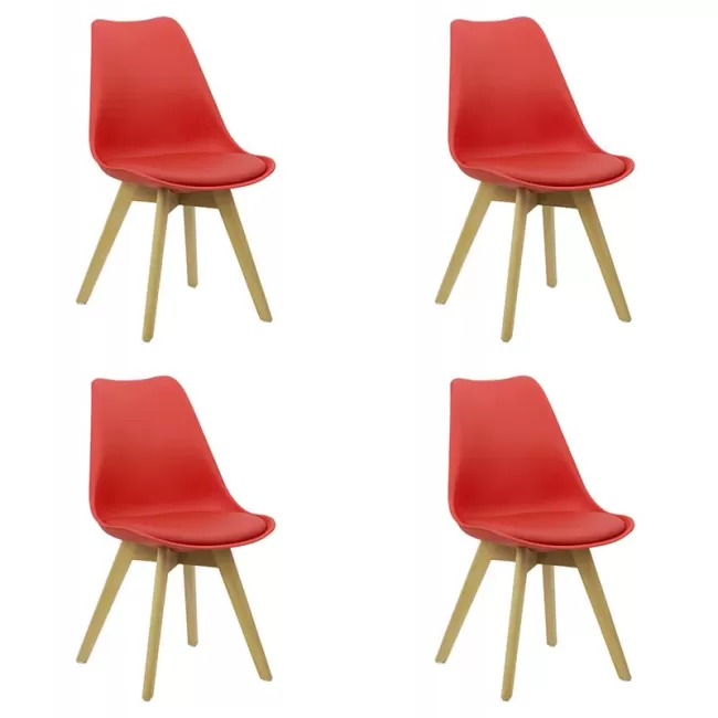 Set 4 scaune de living și bucătărie în stil scandinav-BUC242-4