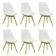 Set 6 scaune de living și bucătărie în stil scandinav-BUC242-6