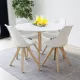 Scaune de living și bucătărie în stil scandinav BUC242 Alb
