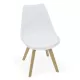 Scaune de living și bucătărie în stil scandinav BUC242 Alb