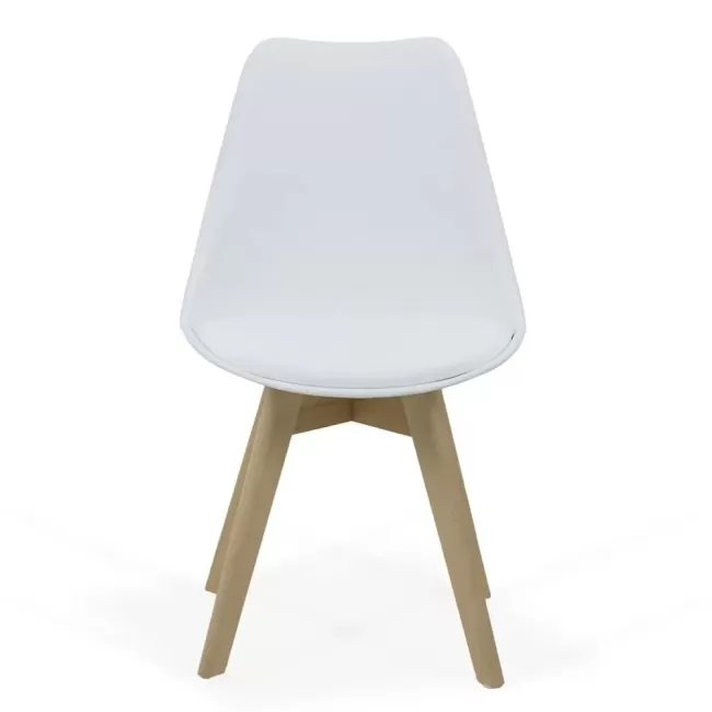 Scaune de living și bucătărie în stil scandinav BUC242 Alb