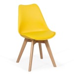 Scaune de living și bucătărie în stil scandinav BUC242 Galben Scaune de living și bucătărie în stil scandinav BUC242 Galben