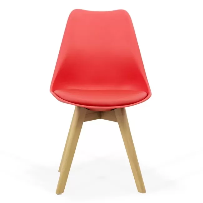 Scaune de living și bucătărie în stil scandinav BUC242 Roșu