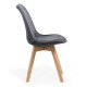 Scaune bucătărie-living catifea BUC 242V Gri Scaune bucătărie-living catifea BUC 242V Gri