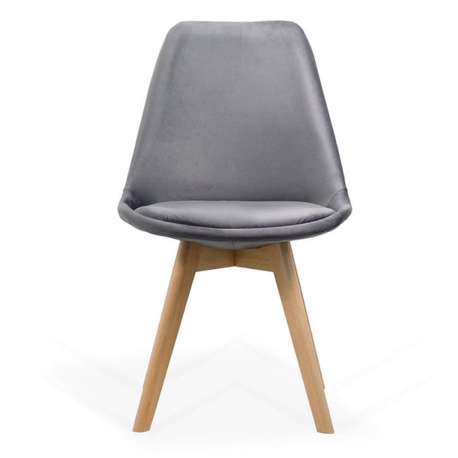Scaune bucătărie-living catifea BUC 242V Gri Scaune bucătărie-living catifea BUC 242V Gri