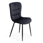 Scaun de bucătărie și living BUC247 Negru Scaun de bucătărie și living BUC247 Negru