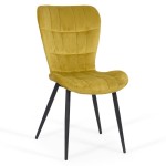 Scaun bucătărie living BUC247 Galben Scaun bucătărie living BUC247 Galben