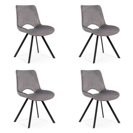 Set 4 scaune bucătărie-living BUC250 gri Set 4 scaune bucătărie-living BUC250 gri