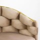 Scaune living din catifea, picioare aurii reglabile BUC 251 Bej Scaune living din catifea, picioare aurii reglabile BUC 251 Bej