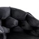 Scaune moderne din catifea si cadru metalic BUC 256 Negru