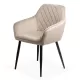  Scaune de bucătărie și dining din catifea BUC 258 pe bej
